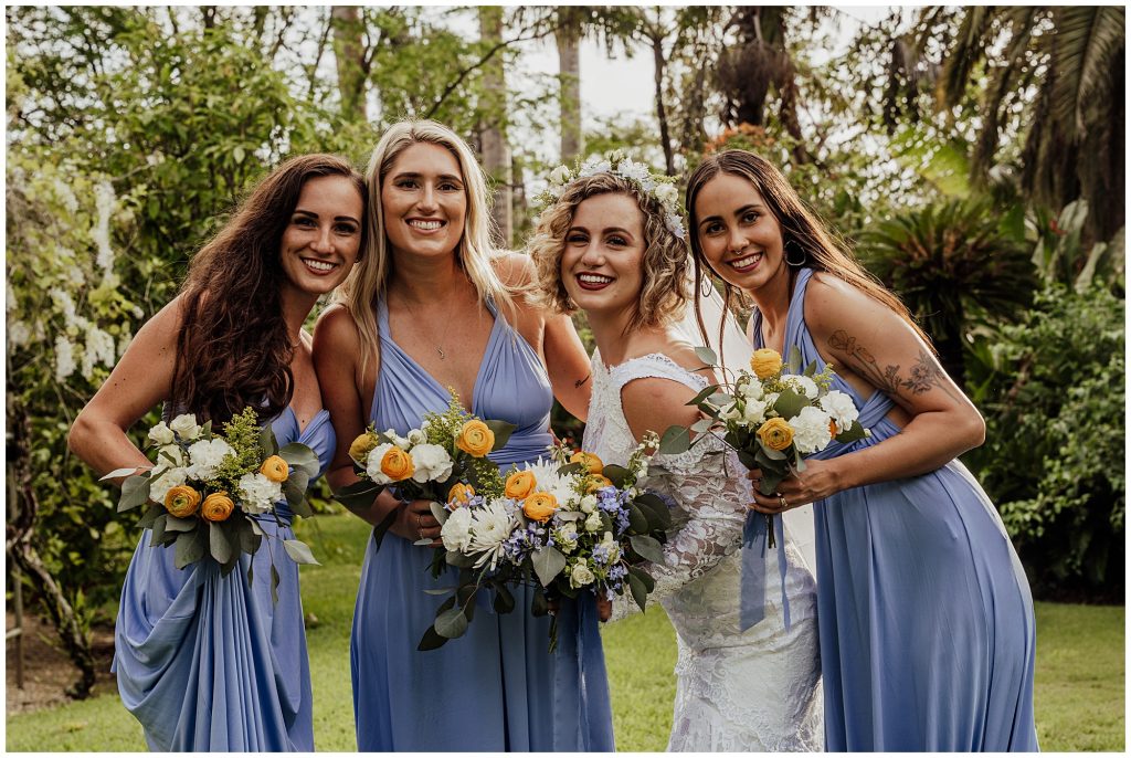 botanical gardens wedding
bridesmaids